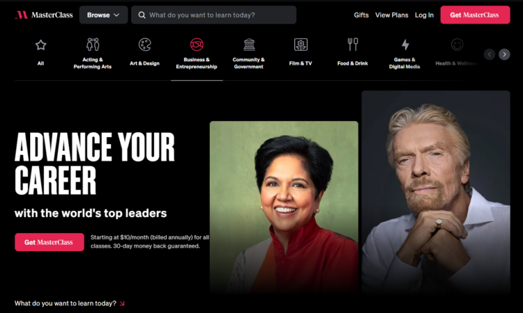 MasterClass for Entrepreneurs: 0 Well Spent or Overpriced Motivation?